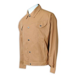 R336  Sample custom-made brown shirt design chest two bags Canadian retail industry shirt shop shirt jacket thick body fashion silver button R336  Sample custom-made brown shirt design chest two bags Canadian retail industry shirt shop shirt jacket thick body fashion silver button